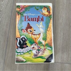 Bambi Movie VHS 942 Walt Disney Classic | Black Diamond Edition